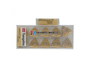 日本东芝凸三角刀片WNMG060408-TM T9115钢件加工