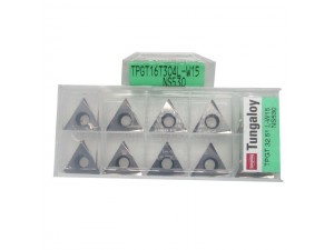东芝精镗刀片TPGT080202L-W08 NS9530日本东芝刀具代理
