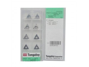 东芝金属陶瓷刀片TPGT090202R-W15 NS9530全新东芝刀具批发
